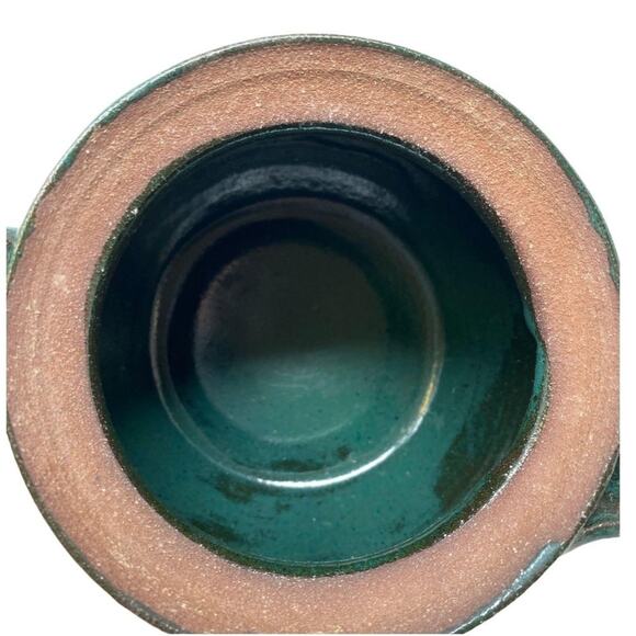 Shirley Cadmus Raku Pottery Teapot  Vintage Handcrafted‎ Earthenware Studio Art - Picture 5 of 13